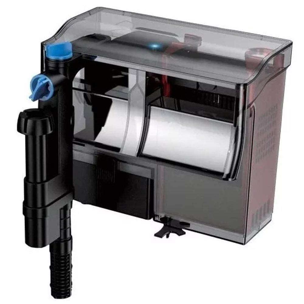 Canister filter with uv sterilizer clearance